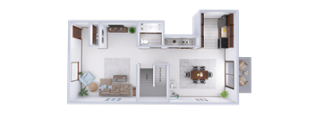 3 Bed, 1.5 Bath Townhouse