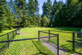 Gated Off-leash Dog Park at Apartments Near West Seattle