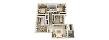 The Endeavor Three Bedroom Floor plan at Mariner's Glen in Port Orchard, WA