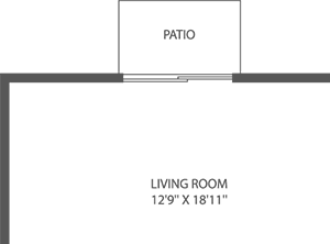 CS - 1 Bed, 1 Bath - 625sqft