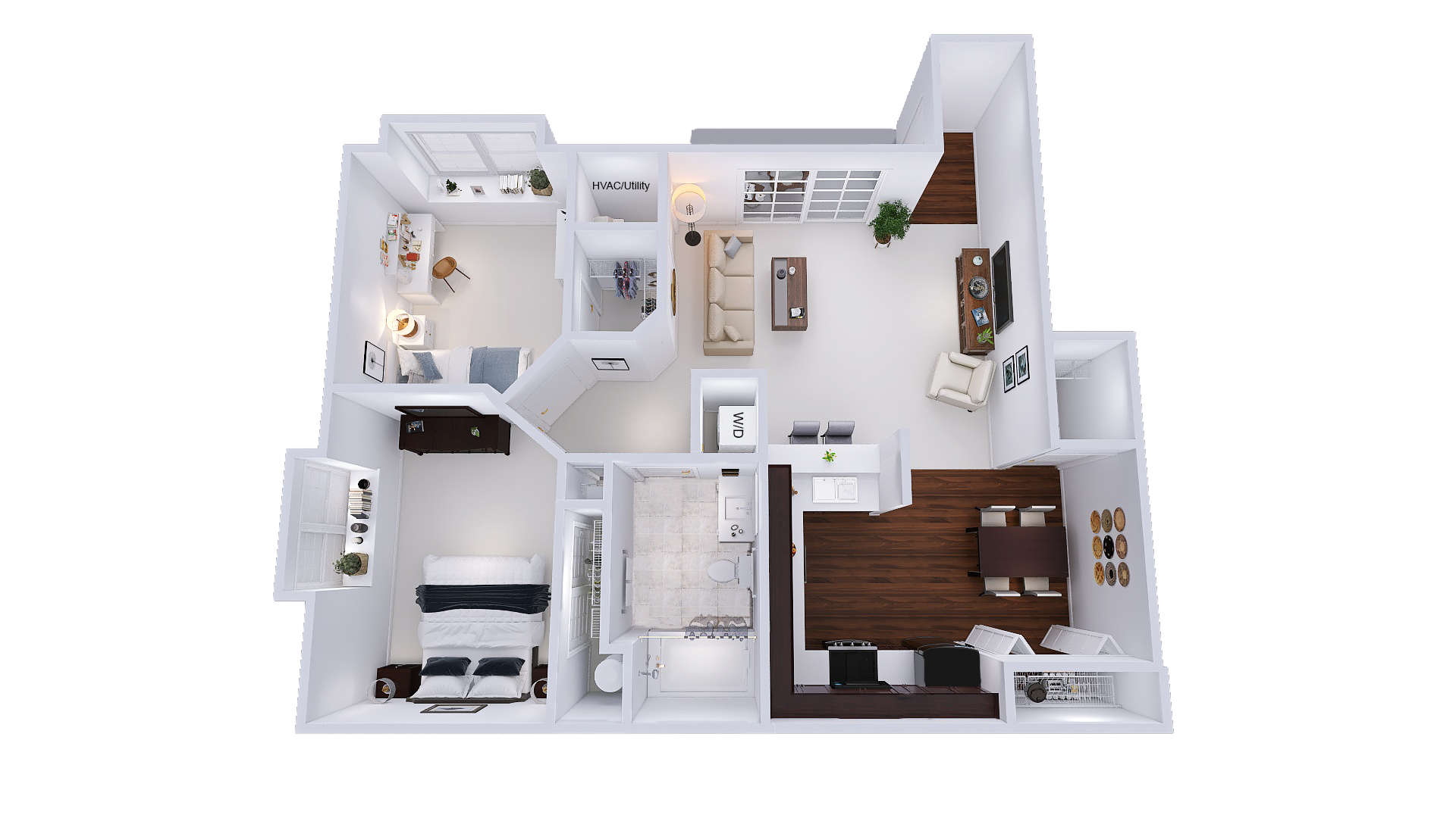 Phase 3 - 2 Bed, 1 Bath Lower