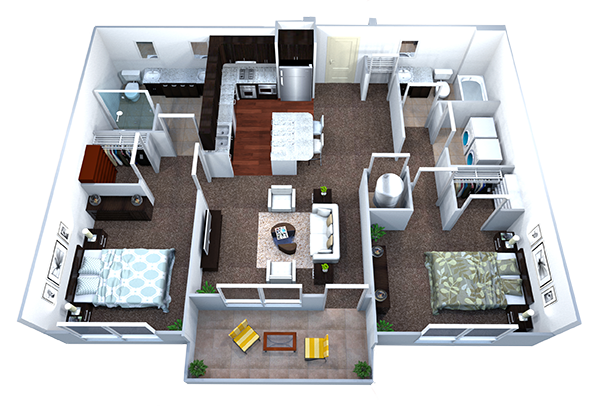 B2 floor plan layout