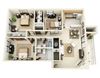 Cottonwood Floor Plan 3 Bedroom 2 Bathroom Cottonwood Floor Plan 3 Bedroom 2 Bathroom in Albuquerque, NM