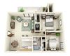 Elm Floor Plan 2 Bedroom 1 Bathroom Elm Floor Plan 2 Bedroom 1 Bathroom in Albuquerque, NM