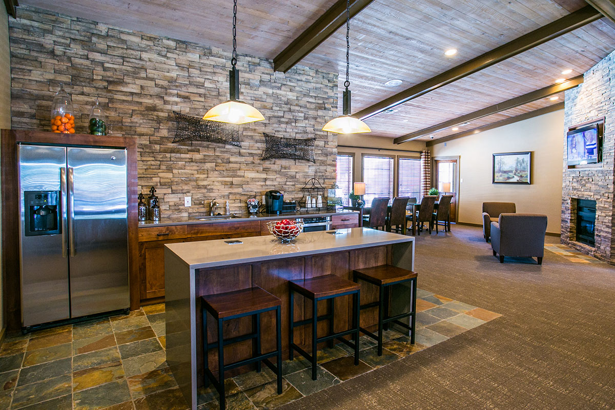 Clubhouse Kitchen at Apartments Westside Albuquerque