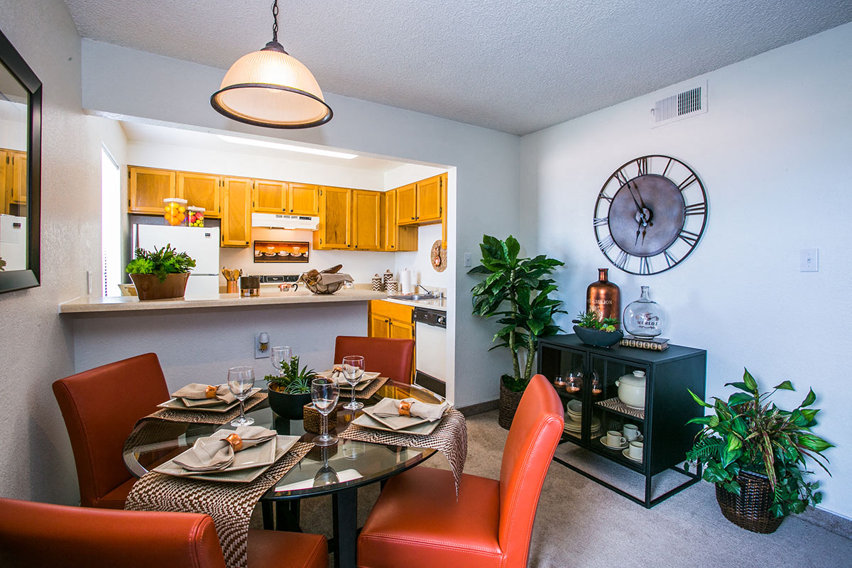 Del Rio Apartments on Montano and Coors with Dining Area