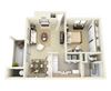 The Paloverde 1 Bed 1 Bathroom Floorplan The Paloverde 1 Bed 1 Bathroom Floorplan