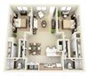 The Sonoran 2 Bed 2 Bathroom Floorplan The Sonoran 2 Bed 2 Bathroom Floorplan in Laughlin, NV