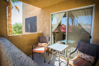 Patio Balcony at Pet Friendly Senior Living in Nevada