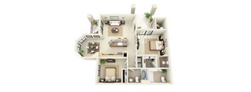 Ventana | 2 Bedroom 2 Bathroom Floor Plan
