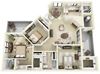 St. Croix | 3 Bedroom 2 Bathroom Floor Plan St. Croix | 3 Bedroom 2 Bathroom Floor Plan