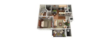 Sage Floor Plan 1 Bedroom 1 Bath Apartments in Glendale AZ