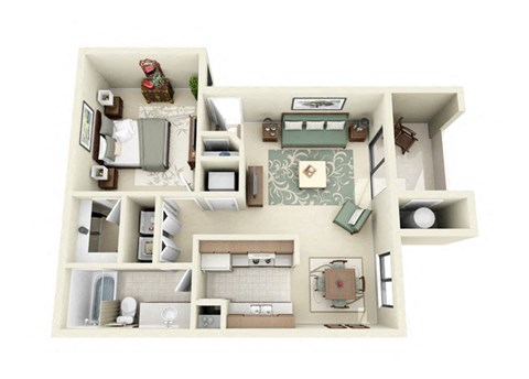 Jemez One Bedroom One Bathroom 1 bedroom apartments for rent in Northeast Albuquerque