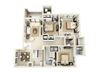 Madrid Three Bedroom Two Bathroom 3 bedroom apartments for rent in Northeast Albuquerque