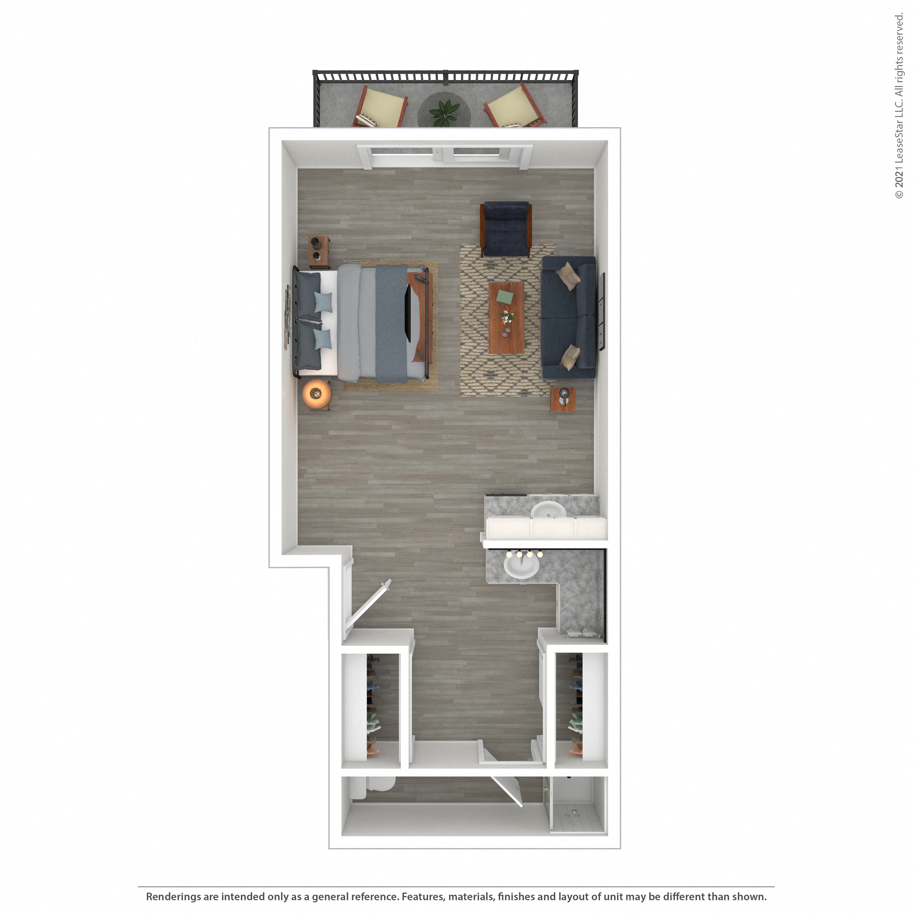 Casa Granada Junior Studio Floor Plan