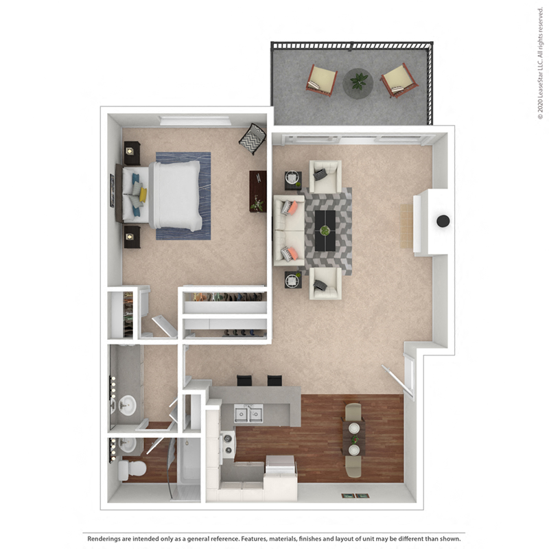 The Seagull – One Bedroom at Mariners Village Apartment Homes