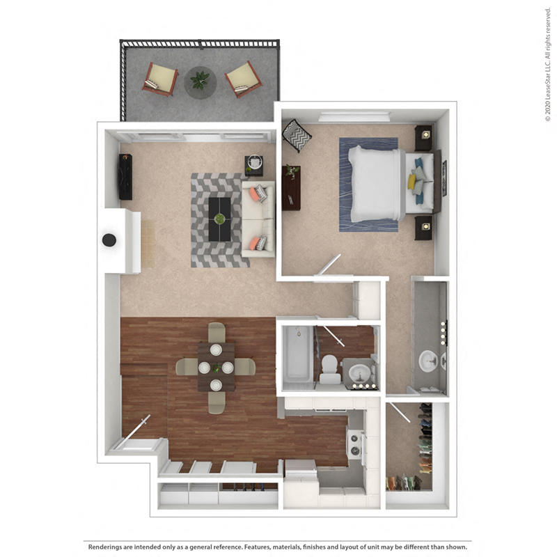 The Pelican – One Bedroom at Mariners Village Apartment Homes
