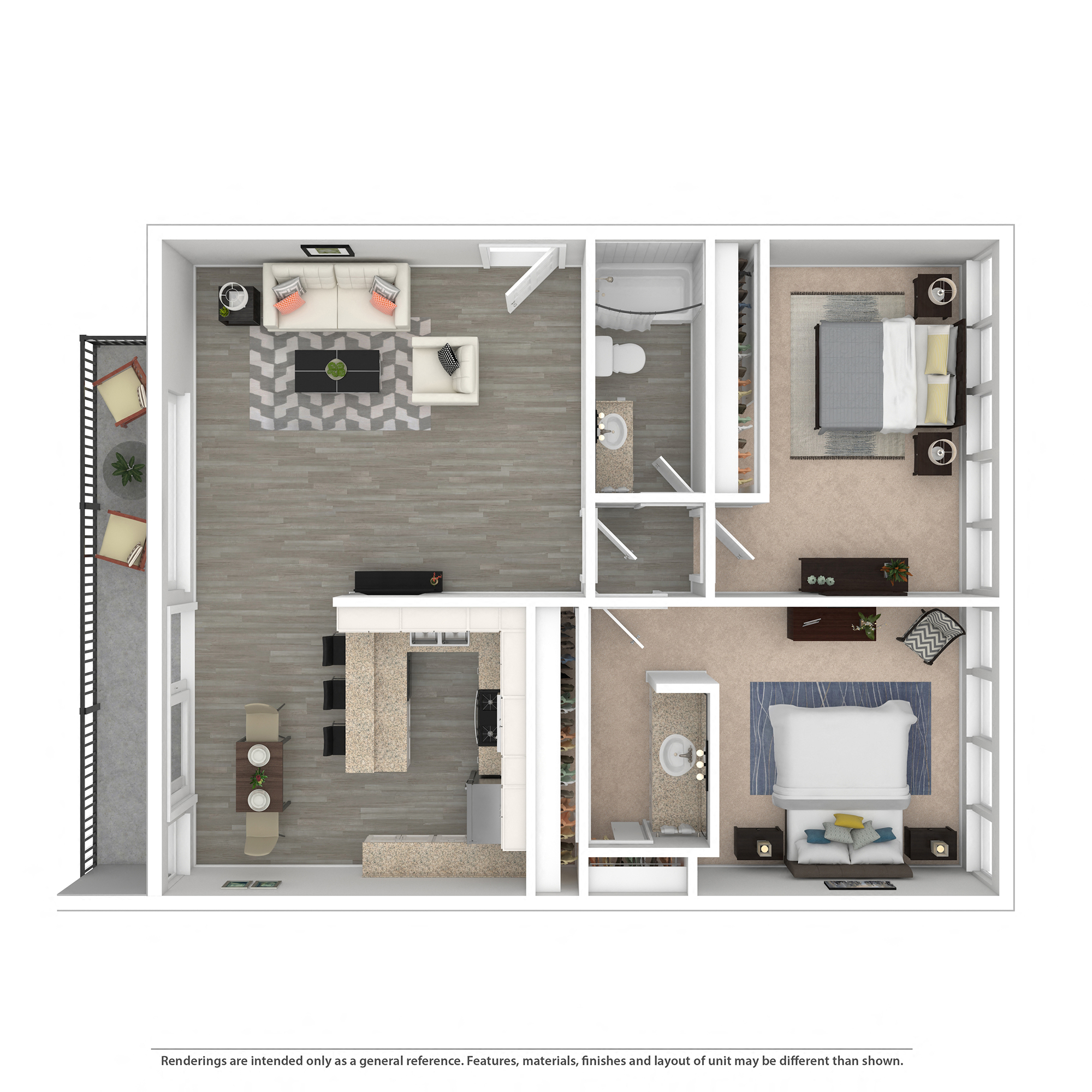 West Park Village Two Bedroom - Plan B