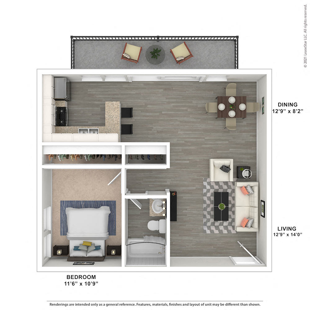 West Park Village 642sf 1x1 at West Park Village, Los Angeles, CA