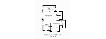 2 Bedroom - 1 Bathroom