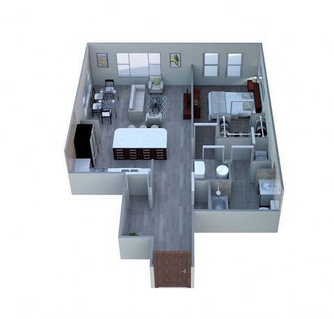 Floor plan at The Tremont, Burlington
