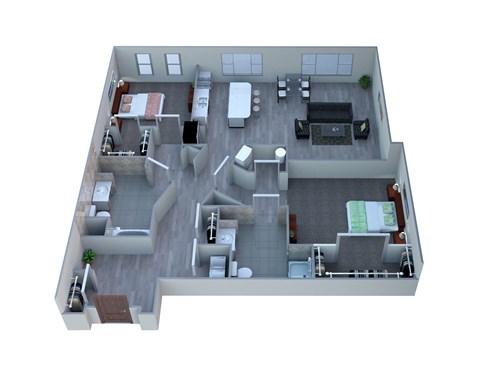 Floor plan at The Tremont, Burlington, 01803