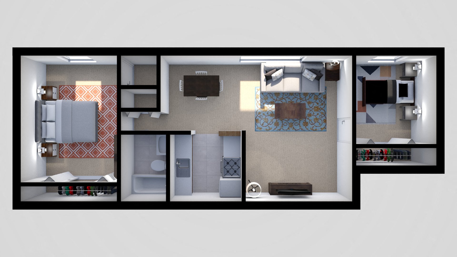 1 bedroom and Optional Den at Windbrooke Apartments, Glen Burnie, 21061