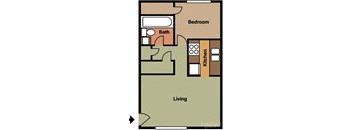 1 Bedroom 1 Bath