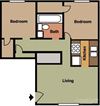 2 Bedroom 1 Bath