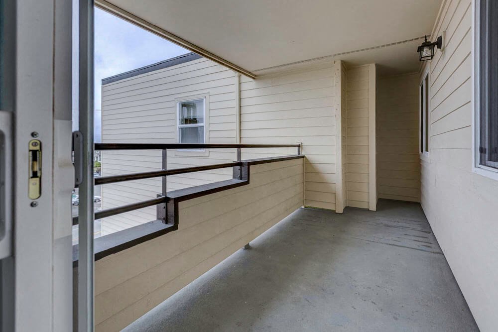 Spacious Balcony at Hill Crest Apartment Homes, Washington, 98126