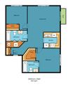 Two Bedroom Two Bathroom