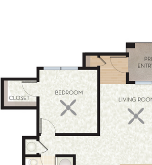 Glen Ella 1 Bed 1 Bath Floor Plan Glen Ella 1 Bed 1 Bath Floor Plan at Highland Park at Northlake, North Carolina, 28216