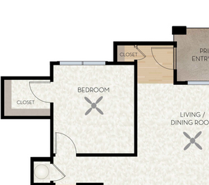 Laurelwood 2 Bed 2 Bath Floor Plan Laurelwood 2 Bed 2 Bath Floor Plan at Highland Park at Northlake, Charlotte, NC