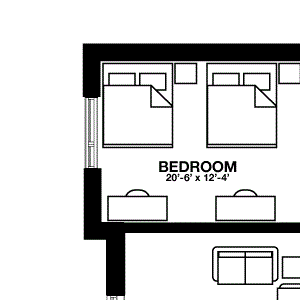 2 Bedroom Inline - Shared