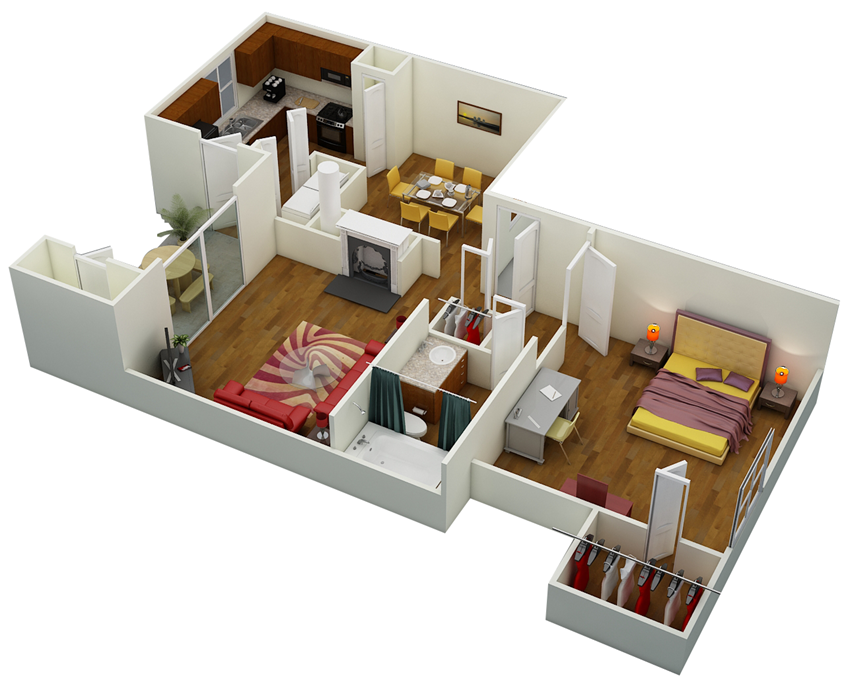 One Bed | One Bath | C2