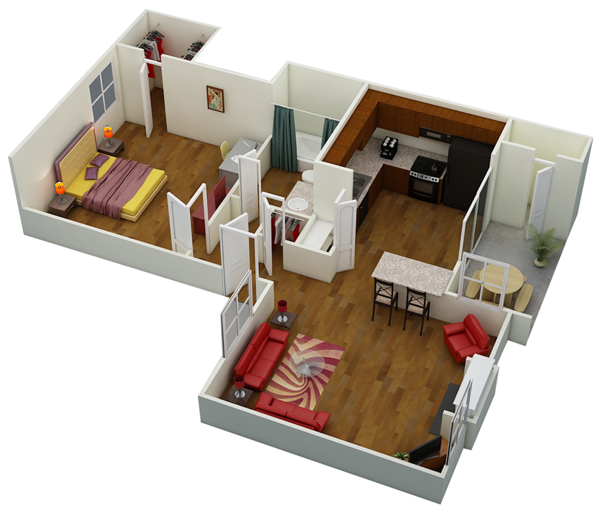 One Bed | One Bath | C1