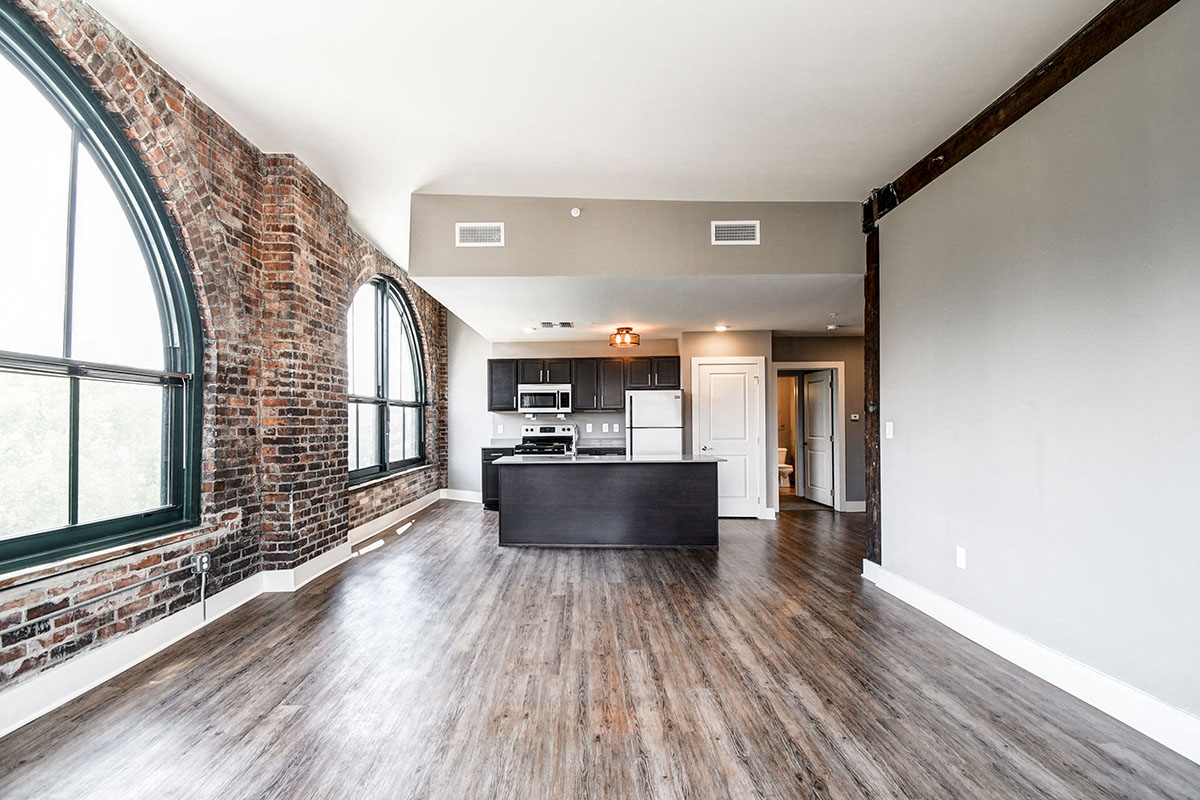 Floor plan 2 kitchen and living room