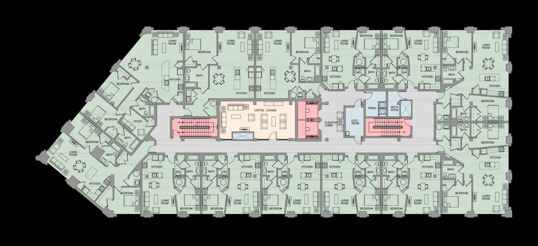 Boury Lofts floor plans 