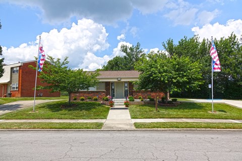 our office is located in our building on the corner of our street