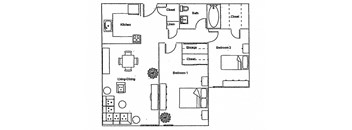 Two Bedroom Apartment