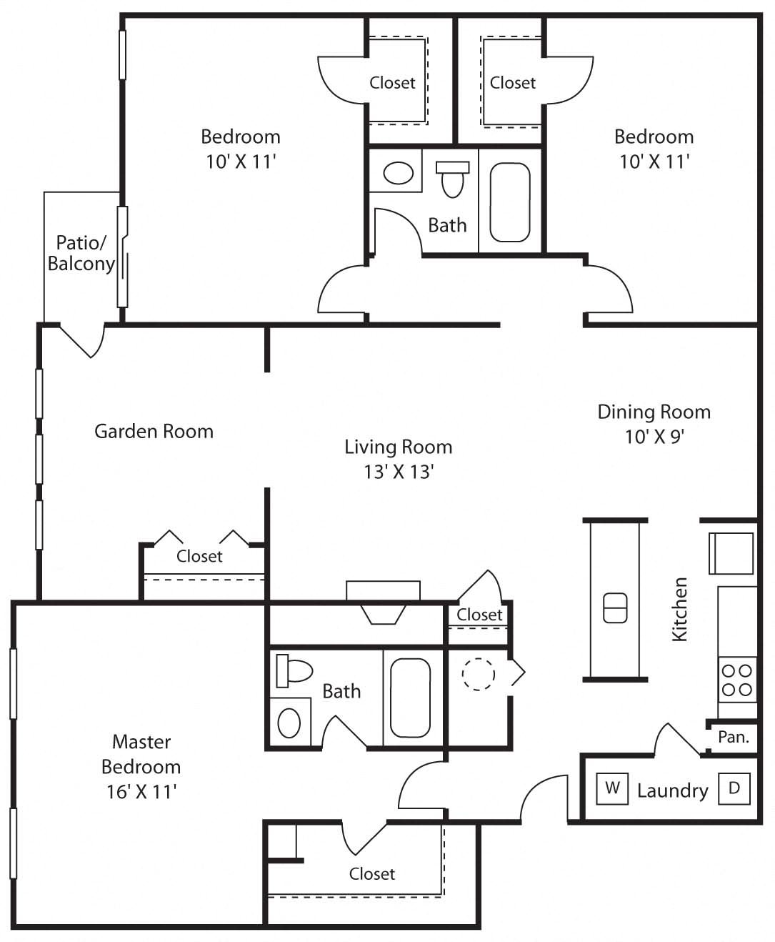 Three Bedroom Two Bathroom Three Bedroom Two Bathroom