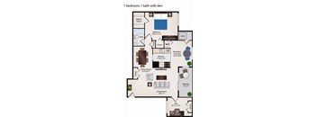 1 Bedroom 1 Bath Den