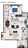 1 Bedroom 1 Bath Den