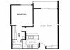 1 BED 1 BATH