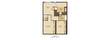 2Bed  2 Bath