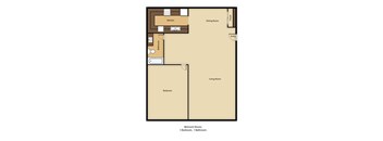 1 Bed 1 Bath