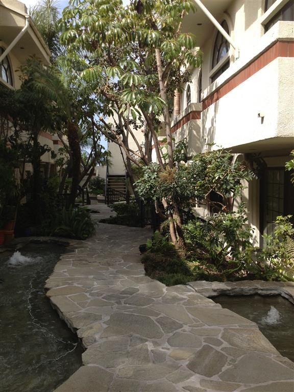 walkway in Courtyard