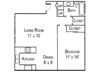 1bed 1bath