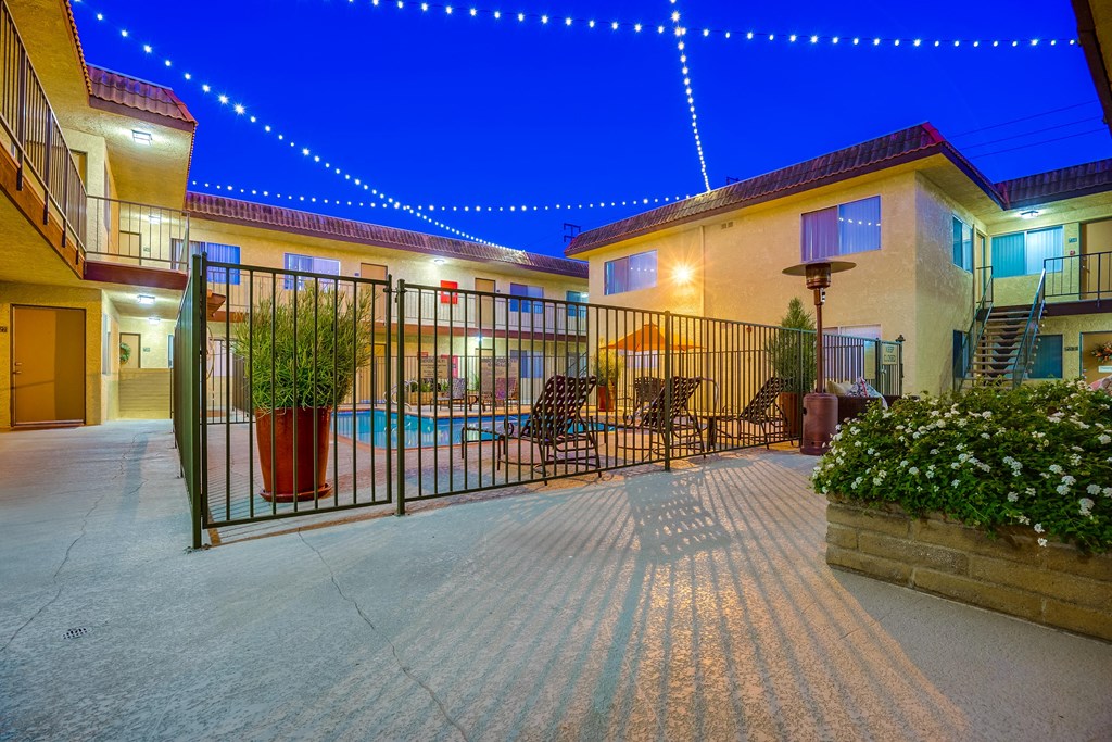 The Palms Apartments in Hawthorne Los Angeles California.