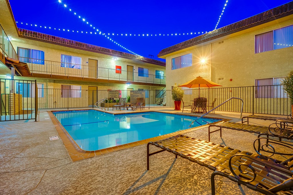 The Palms Apartments in Hawthorne Los Angeles California.